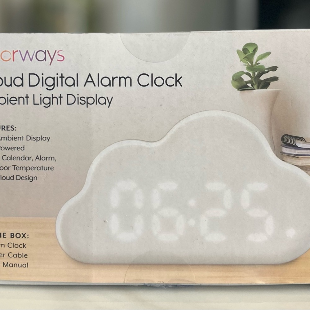 Cloud Digital Alarm Clock - Picture 2 of 2
